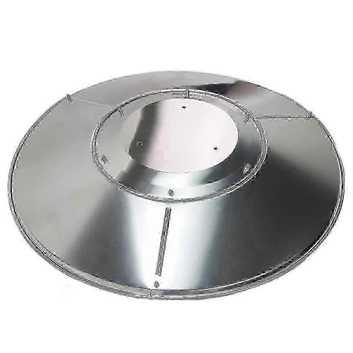 Patio Heater Reflector Shield, Propane Outdoor Heaters Replacement Part - Top Dome, 3-Hole Mount, 3