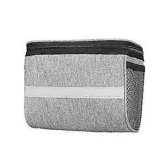 Cestas para bicicleta com faixa refletora, bolsa para guidão, bolsa para quadro, bolsa frontal para bicicleta.