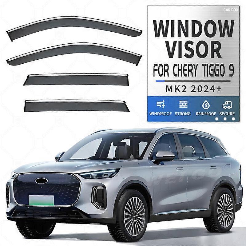 Applies to For Chery  Tiggo 9 2023-2024 Car Window Visor Awning Shelters Windshield Side Window Rain Sun Shade Auto Accessories Car Styling