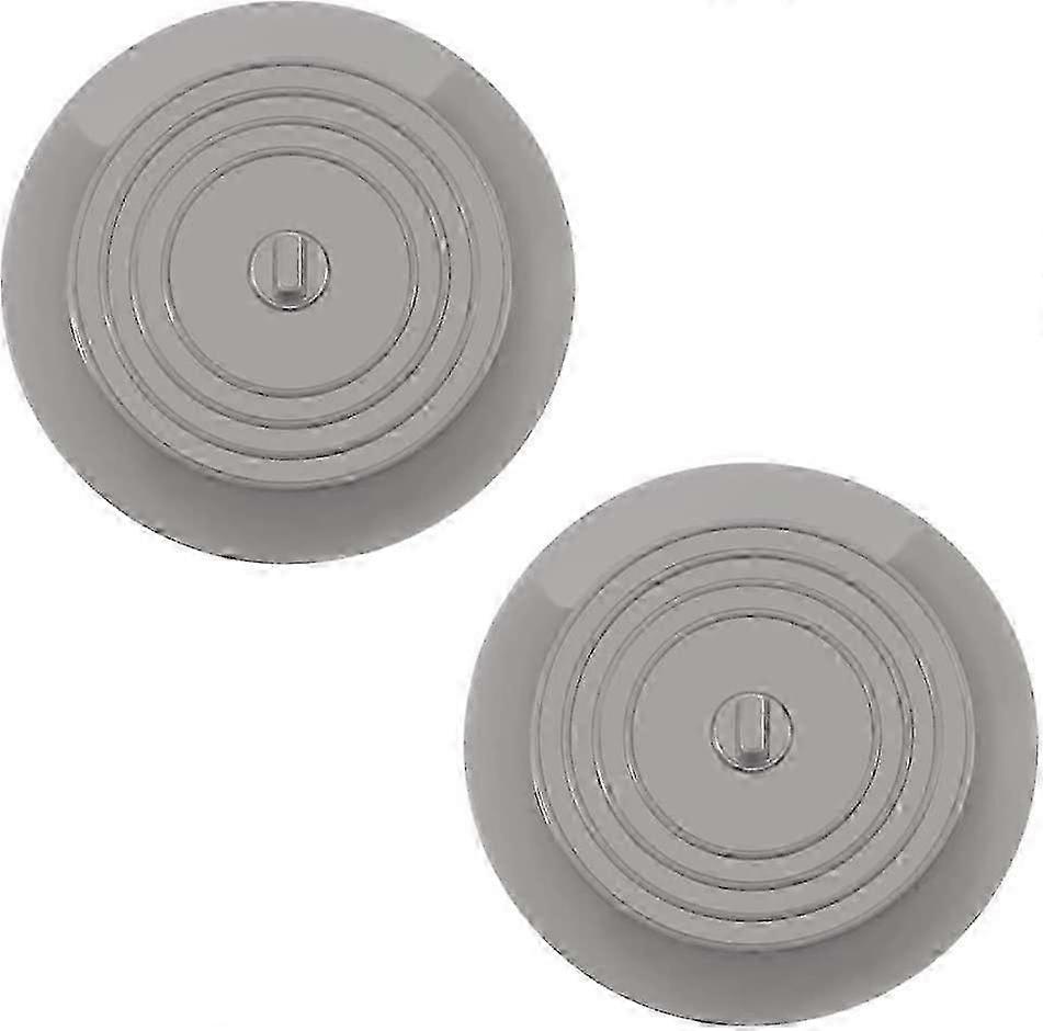 Universal Silicone Sink Plug for Kitchen & Bathroom - Gray