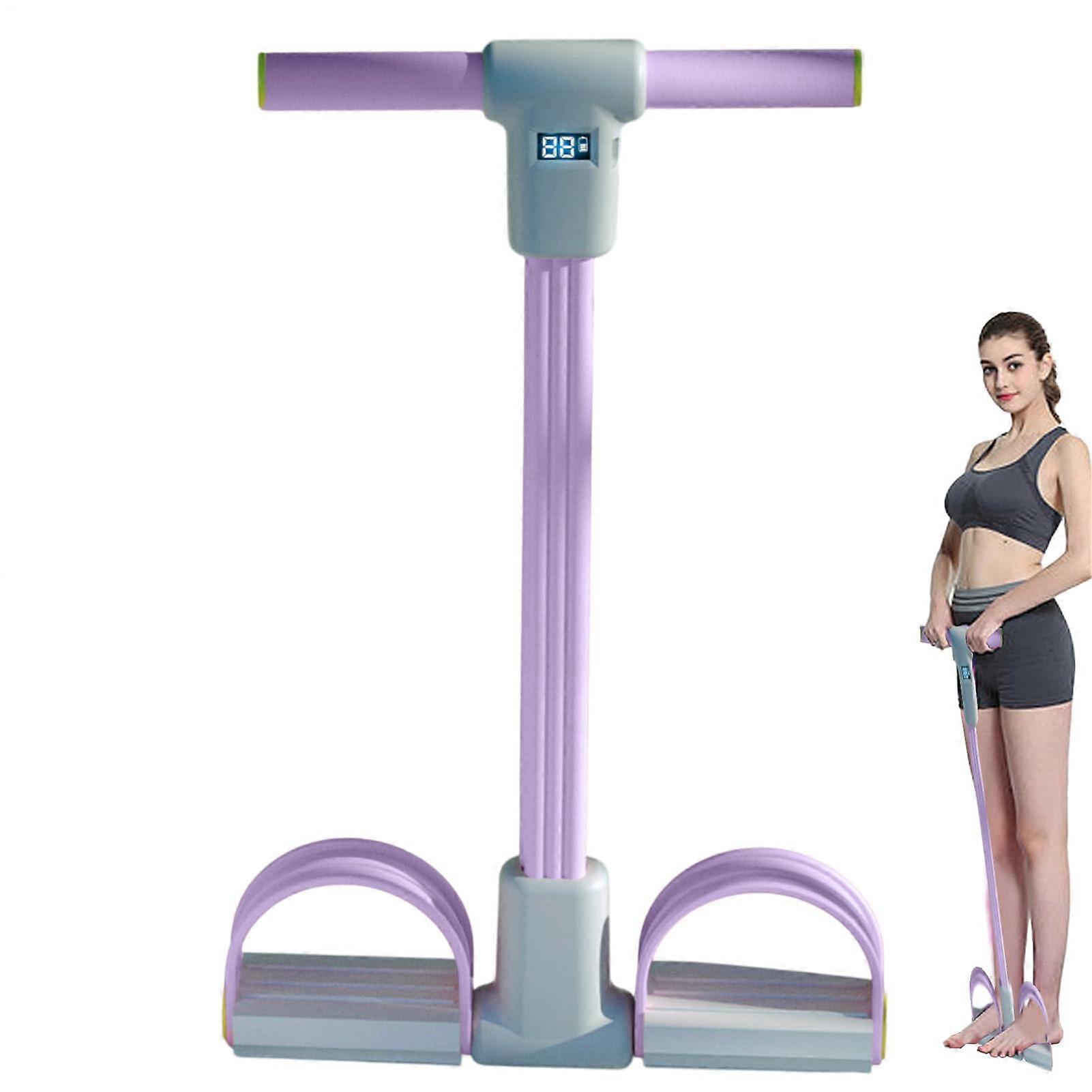 PedalPullerResistance rope6tubesElasticity fitness band, smart counter