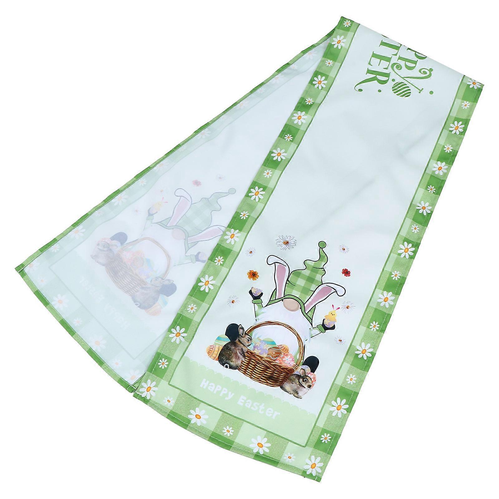 Colorful Tablecloth Rectangular Easter Themed Table Decoration for Restaurant and Bar 1Set