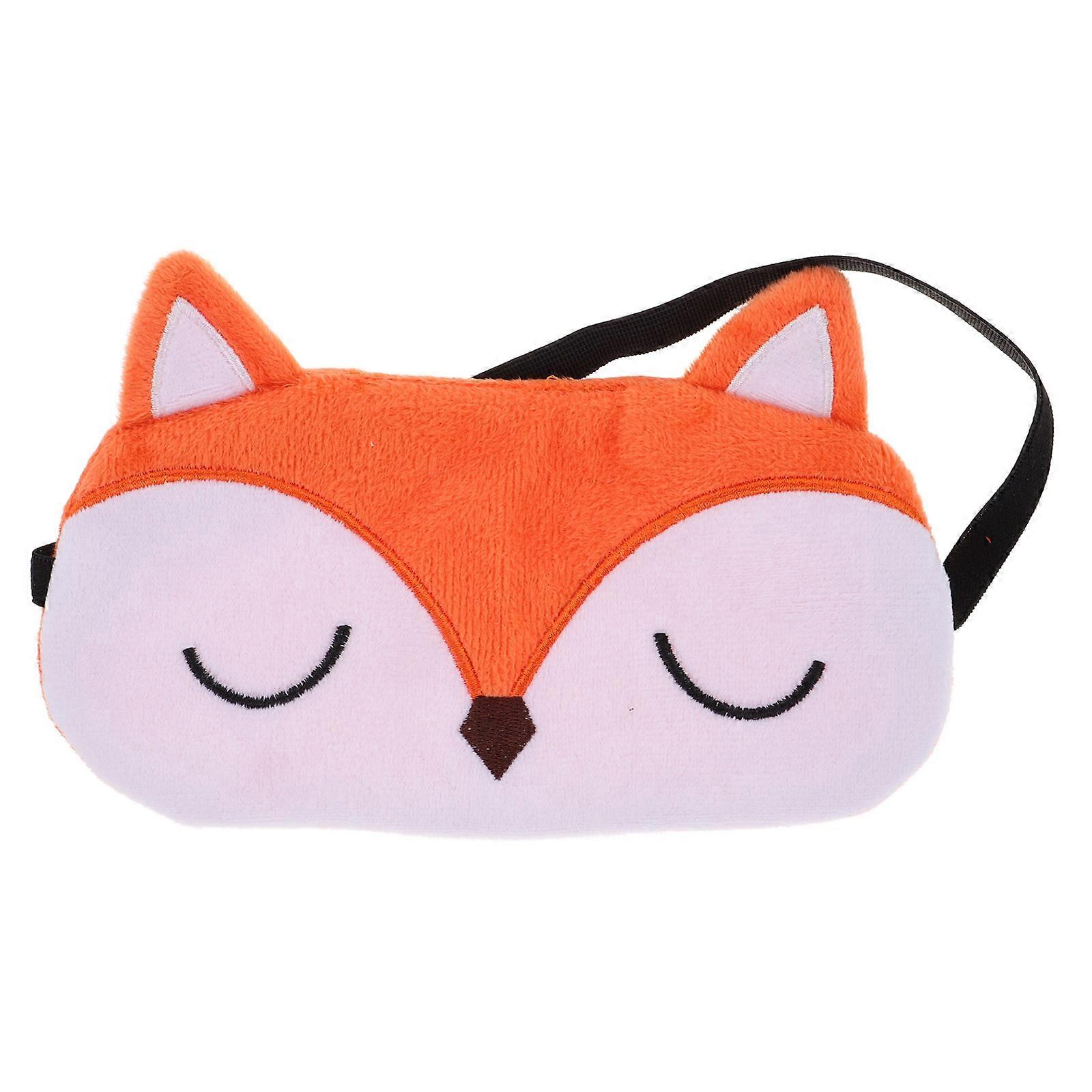 Sleep Mask Lightweight Breathable Eye Cover for Men Women Cartoon Animal Design Comfortable Light Blocking Eye Patch with Elastic Band for Flights