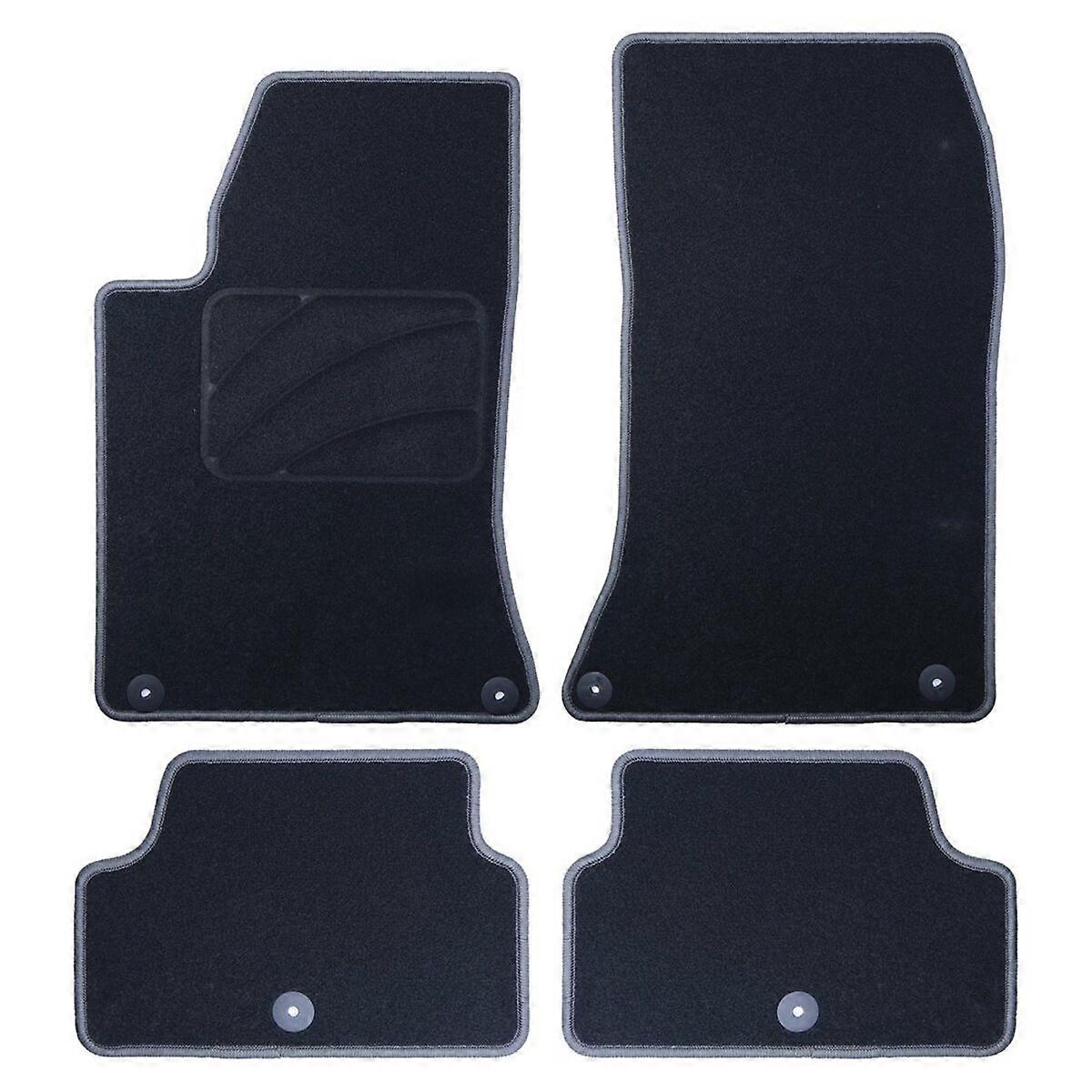 Car Floor Mat Set OCC Motorsport OCCIF0003GD Dark grey Infinity Q30 5 Pieces
