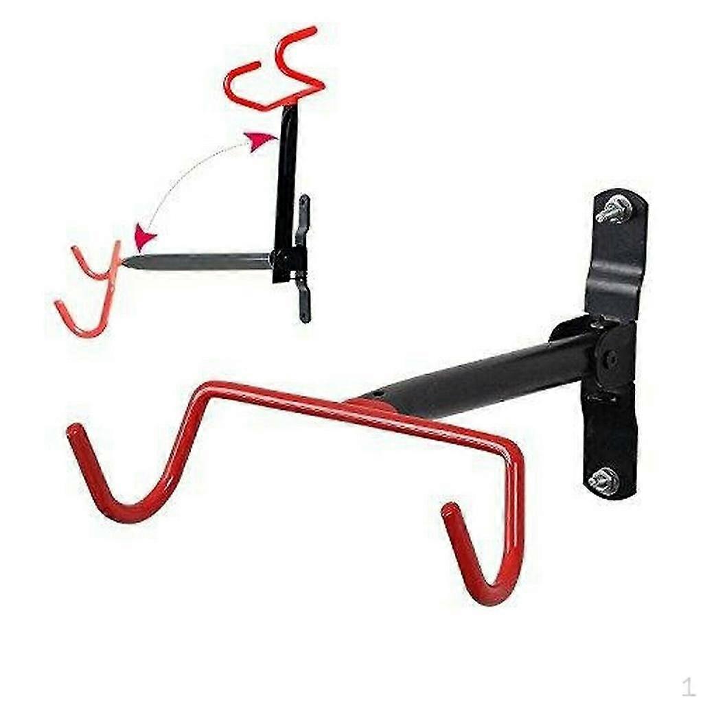 Heavy Mount Hanger Rubber-Coated Hooks Garage Rack Mounting Screws