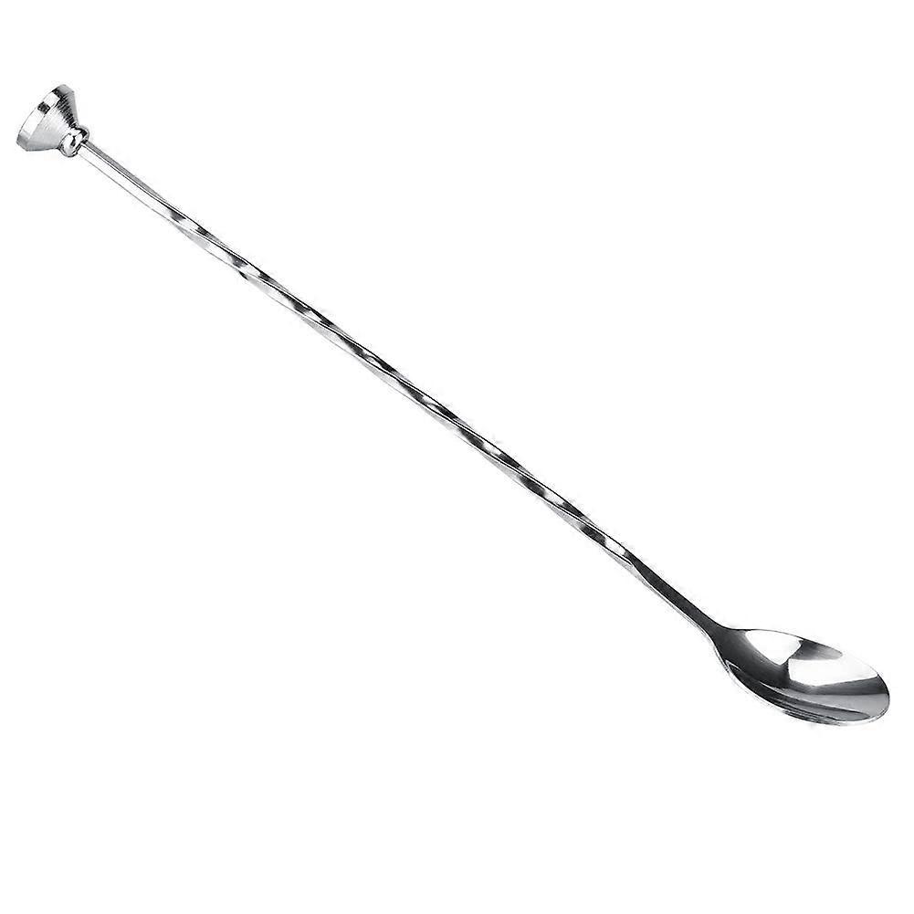 Stainless Steel Mixing Spoon Muddler, Ergonomic Design, Polished Finish, Ideal for Home Bar Use, Comfortable Grip