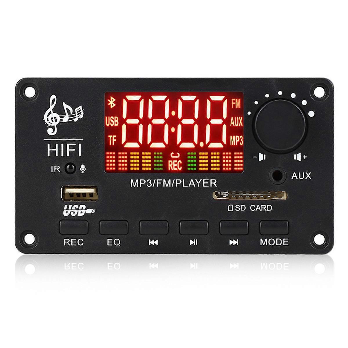 Call Recording Wireless Music Audio Module USB TF Radio for Car(A)