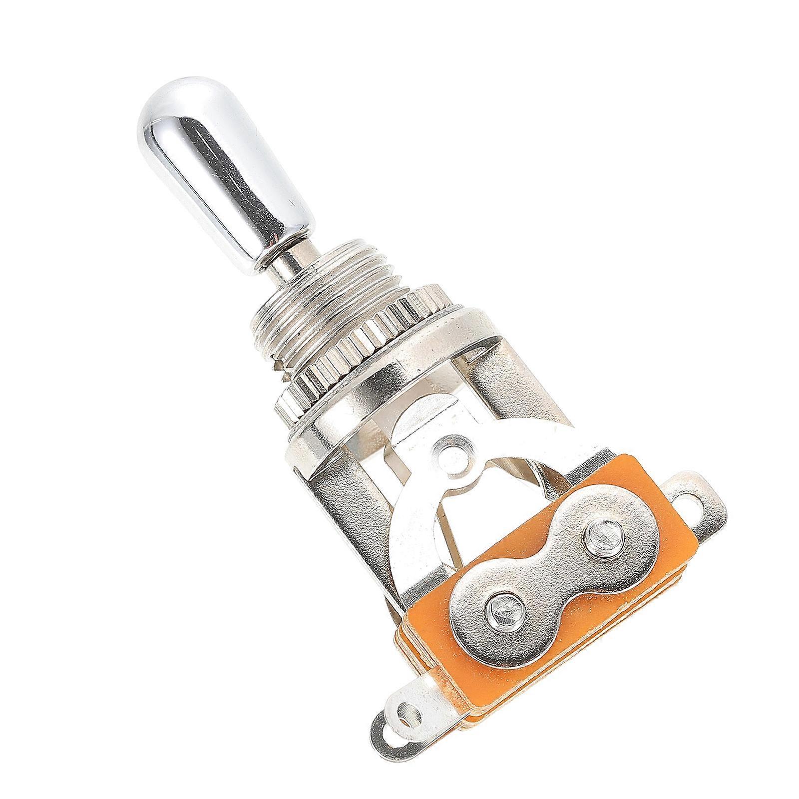 Electric Guitar Way Toggle Pickup Selector Durable Metal Switch Compact Design Easy Installation Smooth Performance