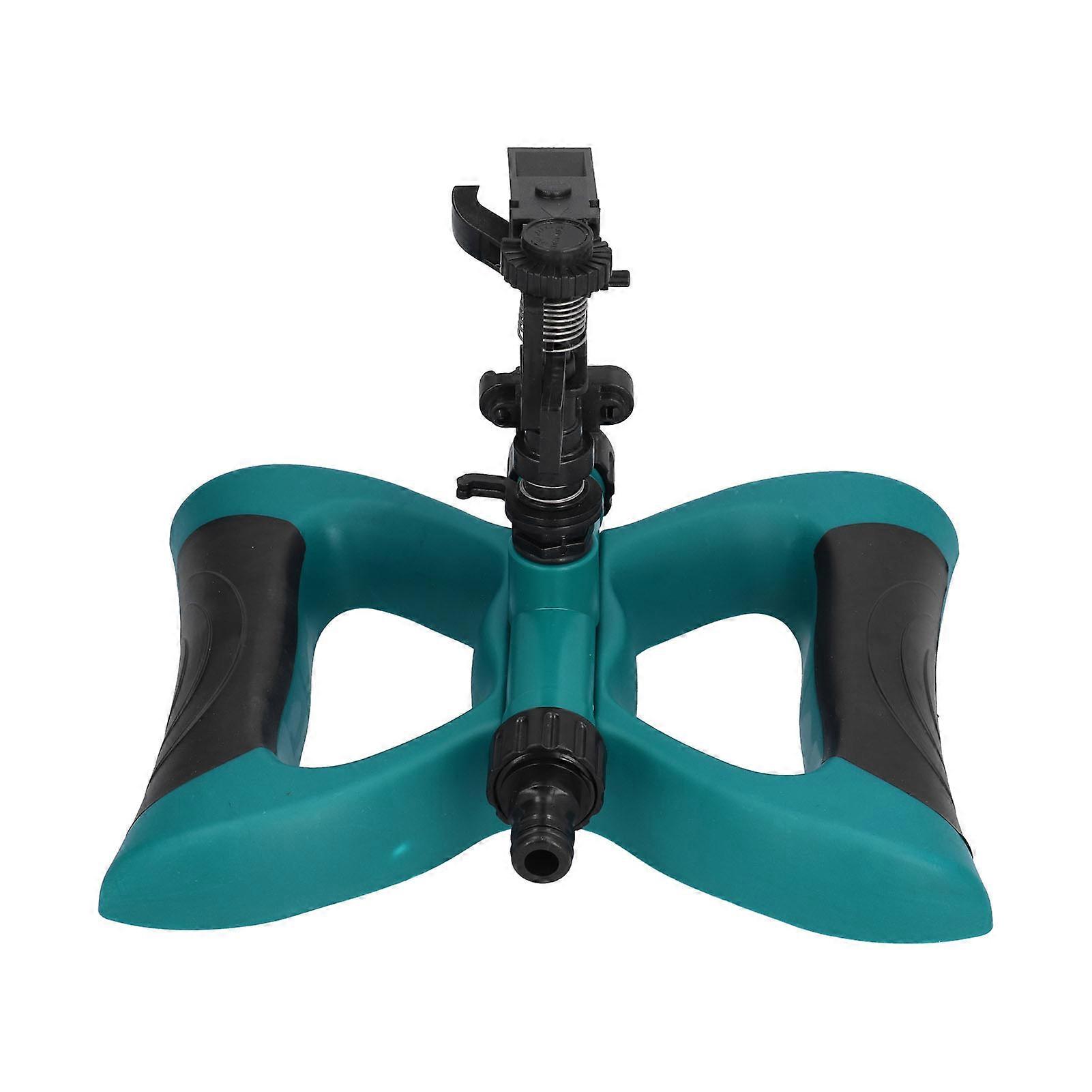 Plastic Sprinkler Rocker Nozzle 360° Rotating Automatic Irrigation Sprinkler for Garden LawnDark Green