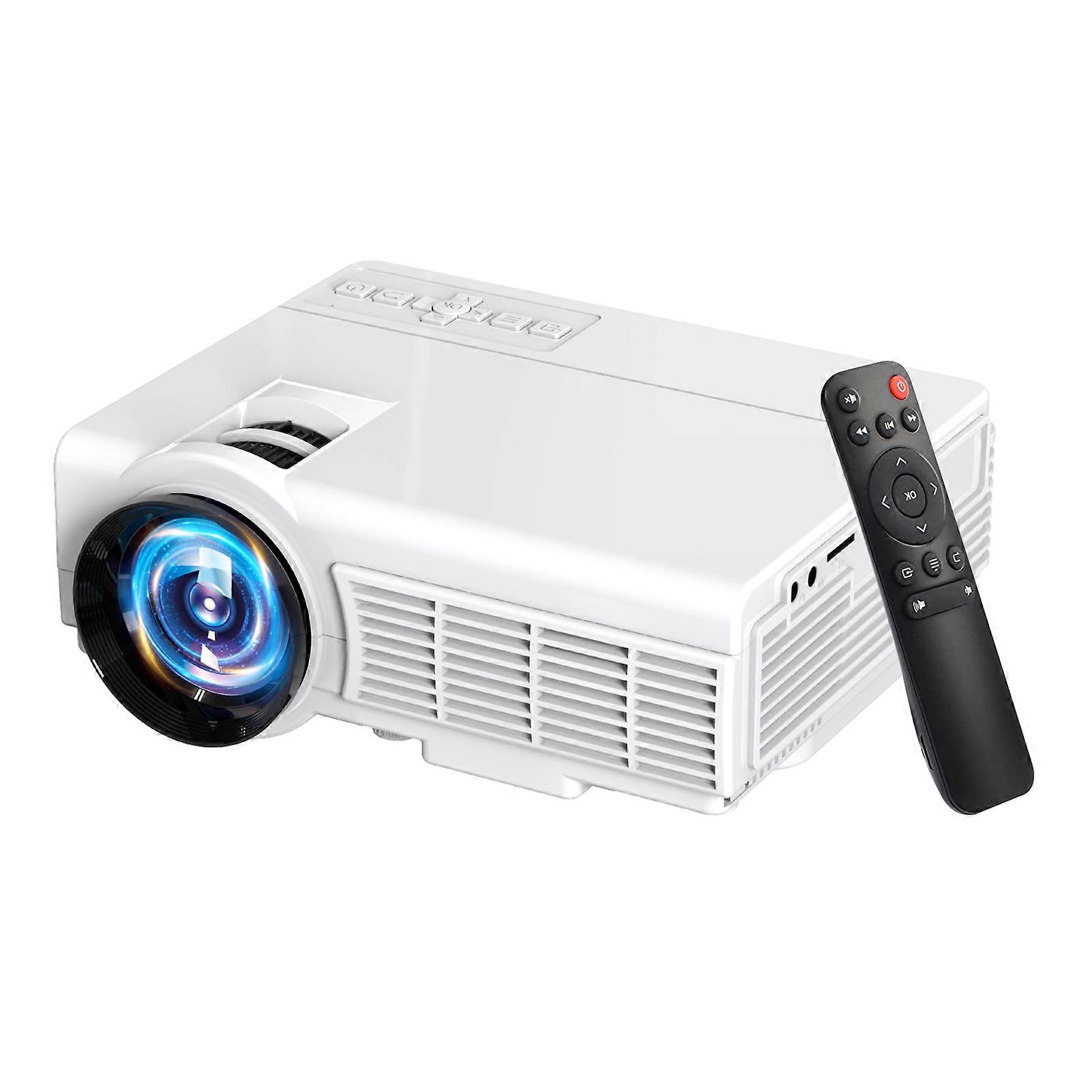 1080P LCD Portable Projector with WiFi/BT, Remote Control, iOS/Android Compatible