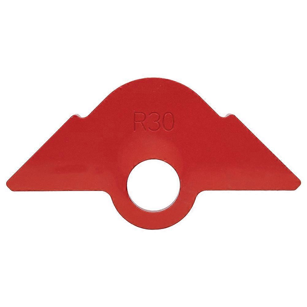 Wooden panel corner-rounding positioning edging machine precise positioning assisted by arc template