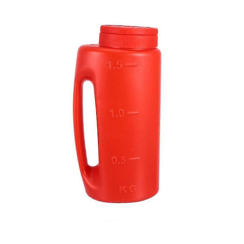 Handheld Spreader Shaker for Fertilizer, Salt, and Ice Melt Dispenser