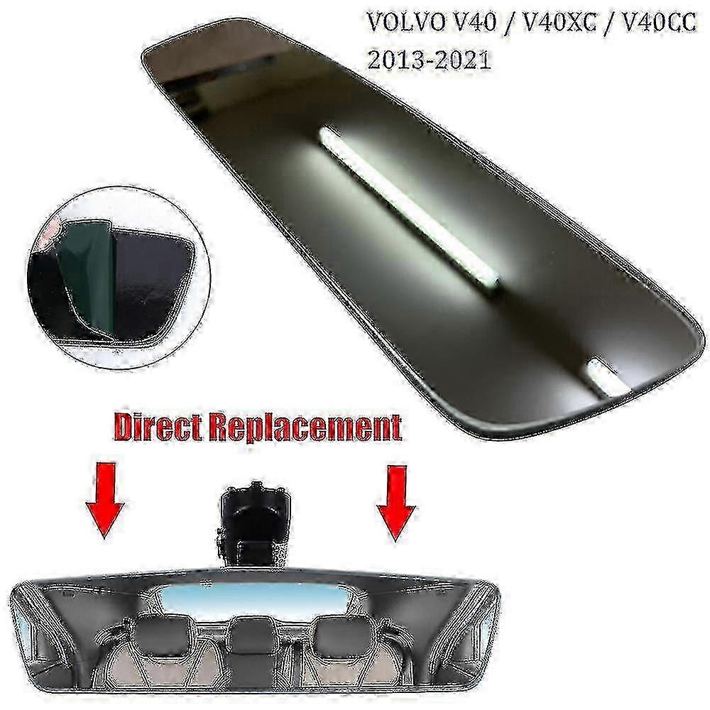 Interior Mirror Glass, Replacement For Applicable Brand V40, 2013-2021