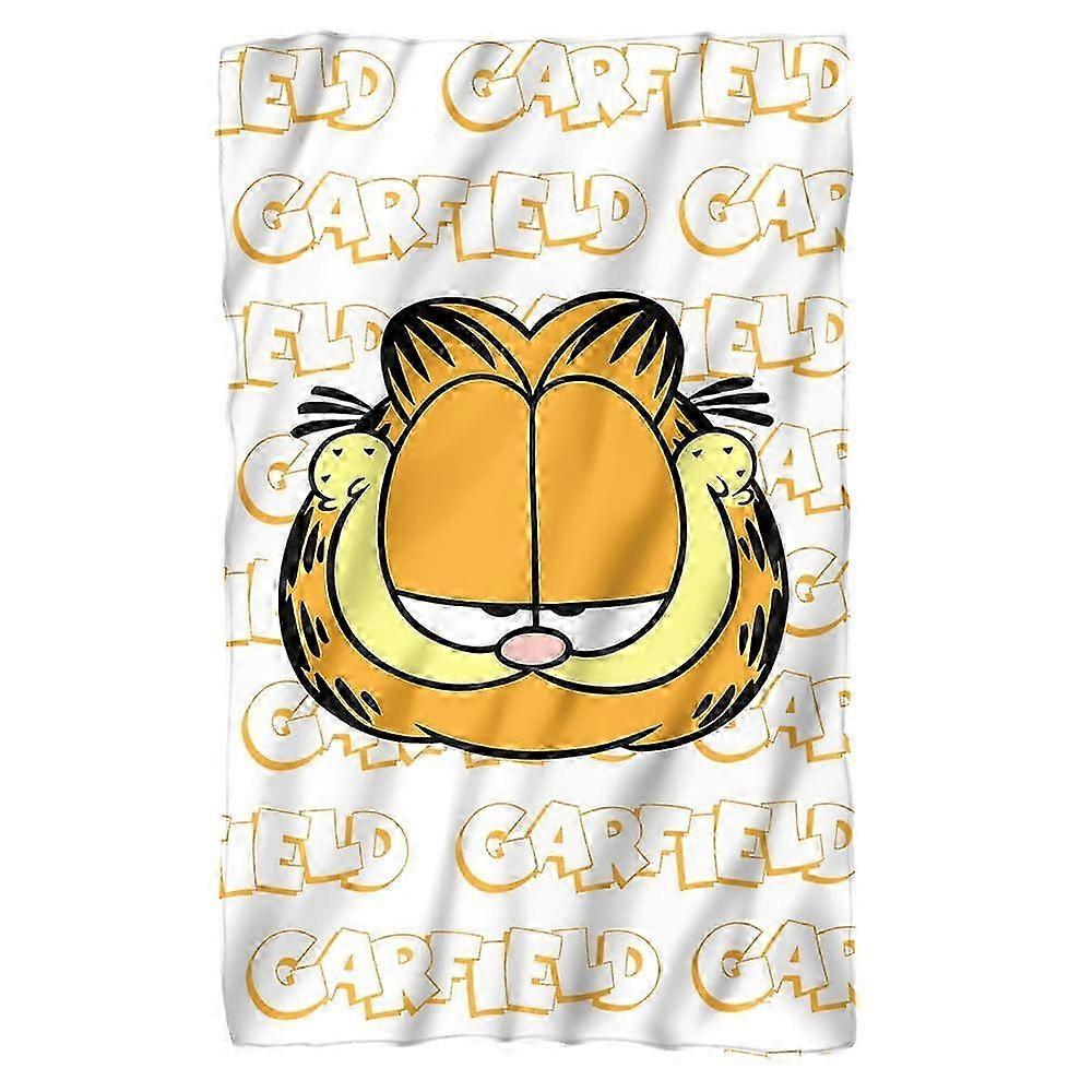 Fleece Blanket with Garfield Name Design