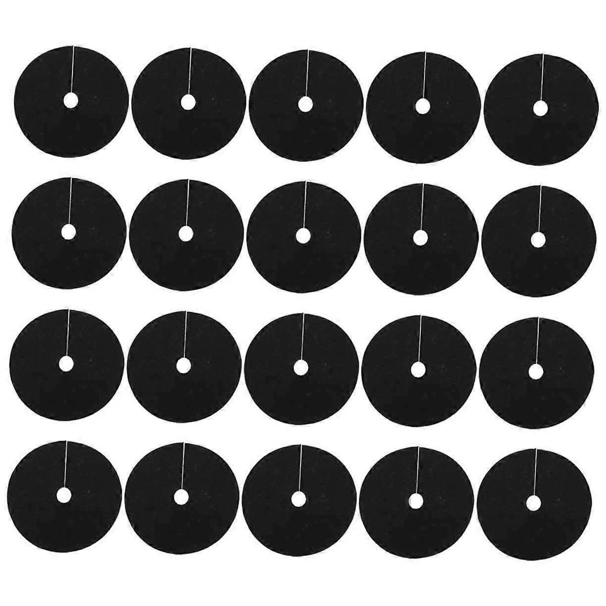 Mulch Discs for Trees - 20-Pack Coconut Mulch Rings for Weed Control and Root Protection in Gardening and Plant Care