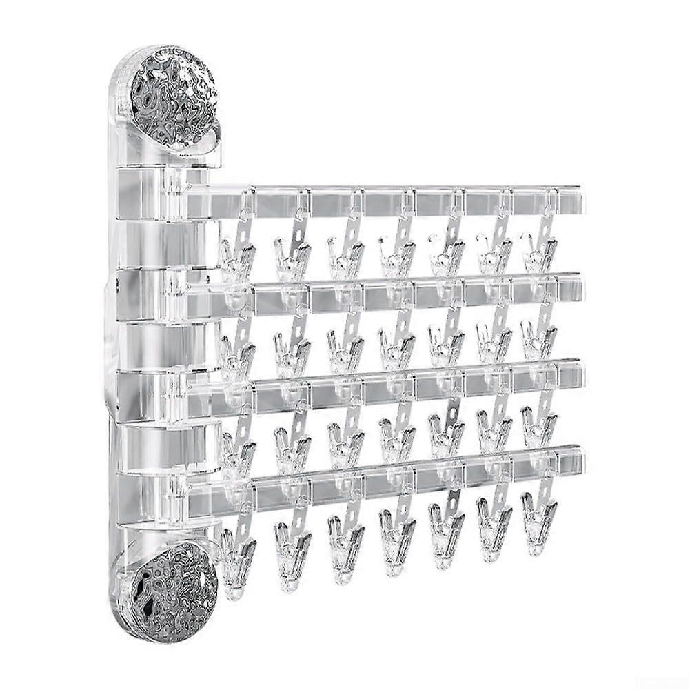 Easy Wall Mounting Quick-Drying Suction Cup Hook with Multiple Clips for Various Surfaces - Model A