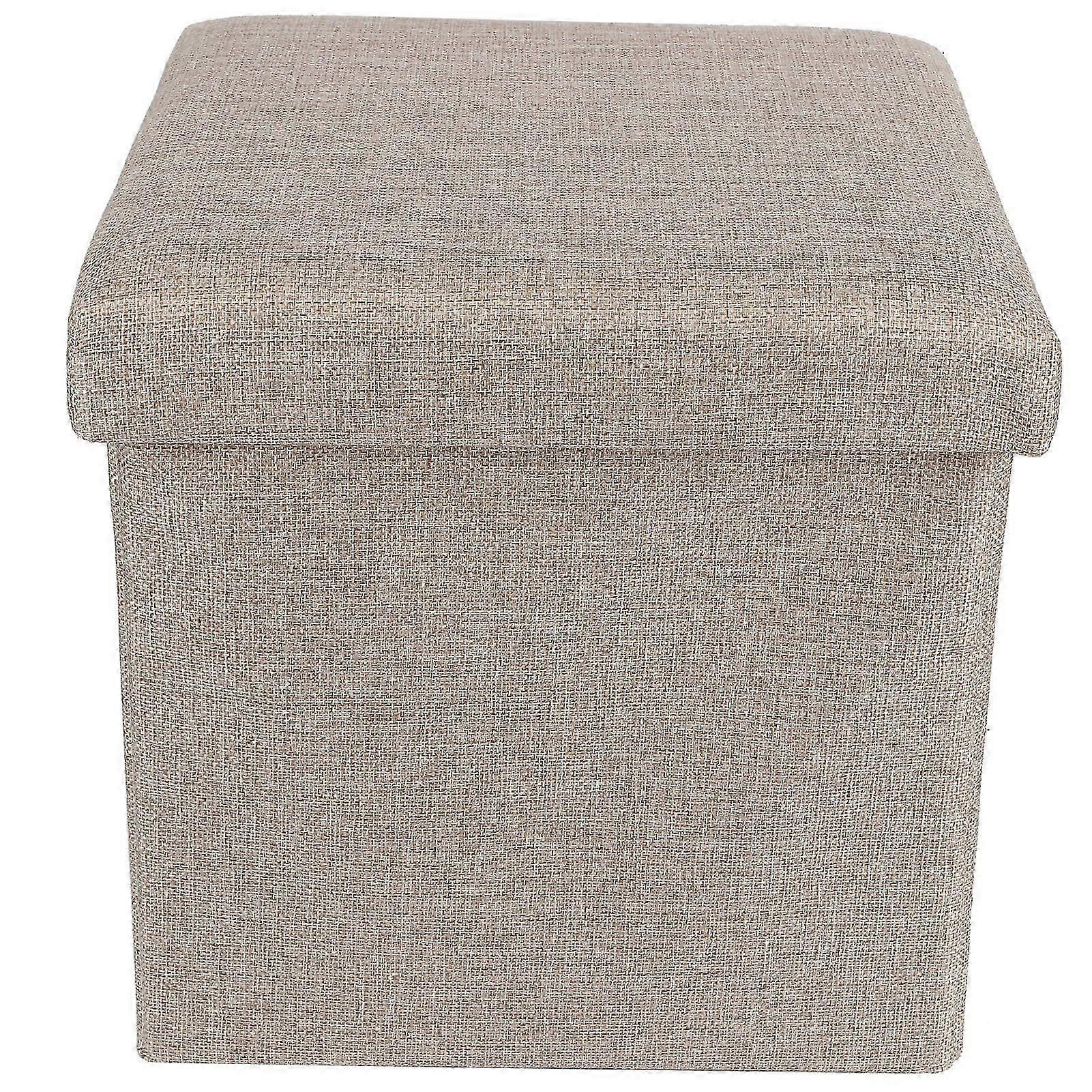 Multifunction Foldable Storage Stool Foot Rest Stool Storage Box Bench Space Saving for Home