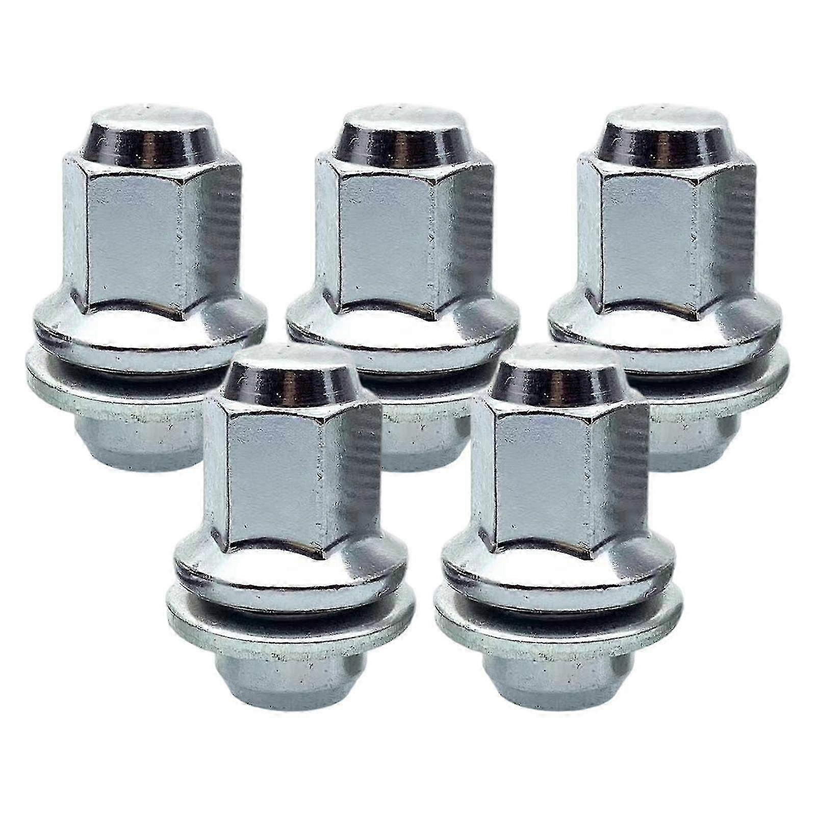 Rustproof M12x1.5 Wheel Lug Nuts 5Pcs Compatible with Jaguar XF XK X-Type S-Type F-Type Models C2C35294