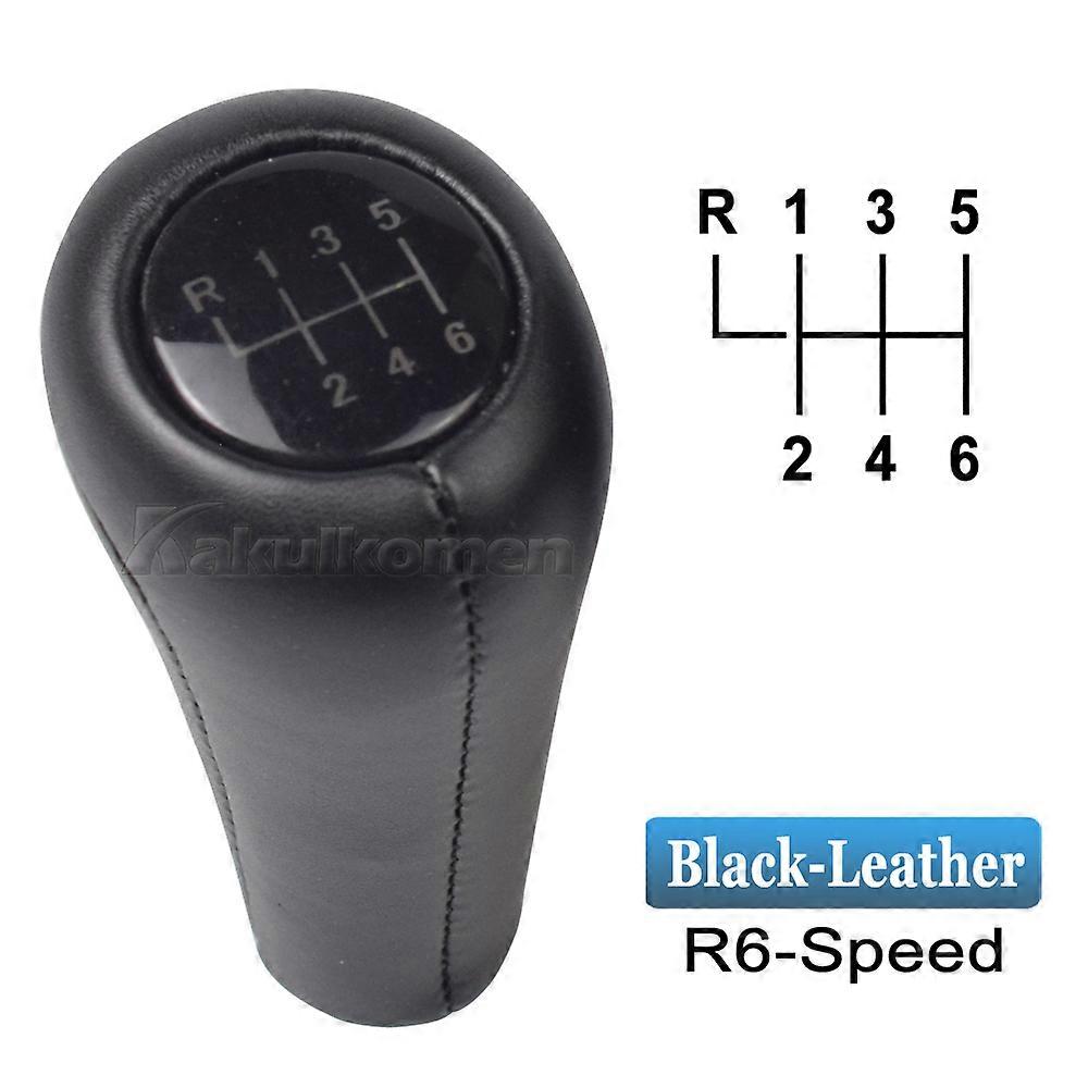 Leather Gear Shift Knob Fit For BMW 1 3 5 6 Series E30 E32 E34 E36 E38 E39 E46 E53 E60 E63 E83 E84 E90 E91~00498