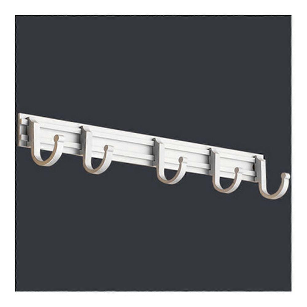 No hole removable hook bar 5 hook space aluminum