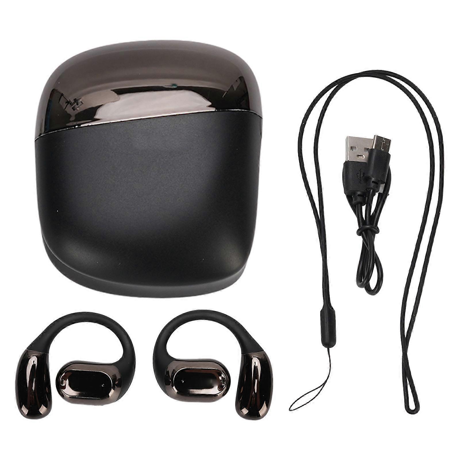 AI Translation Earbuds: 140 Languages, Real-Time, Bluetooth, Touch Control, Black, Portable