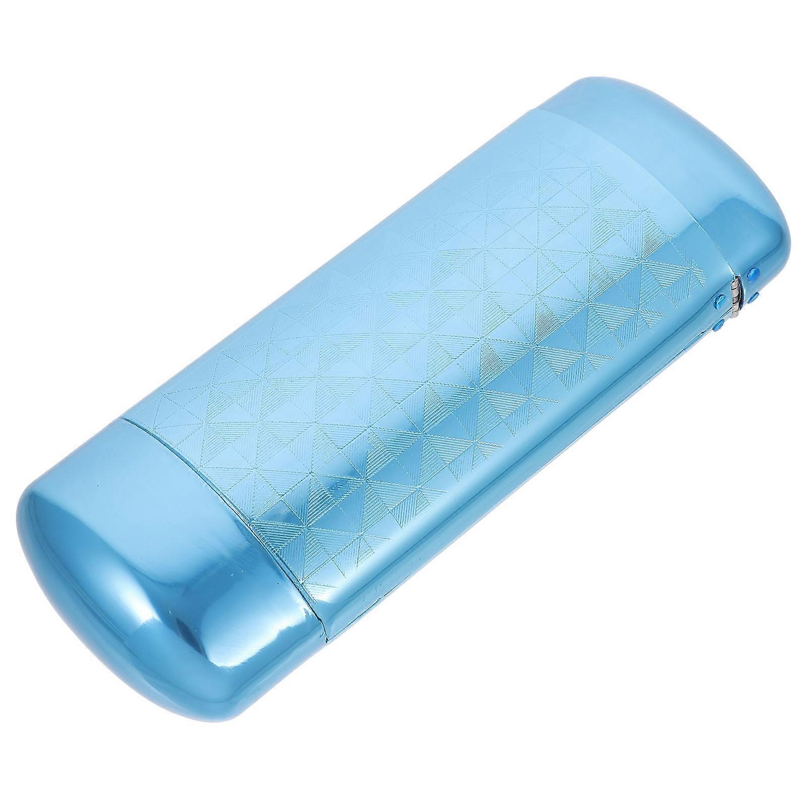 Aluminum Eyeglasses Case Hard Shell Protector Travel Rectangular Waterproof 1Pack