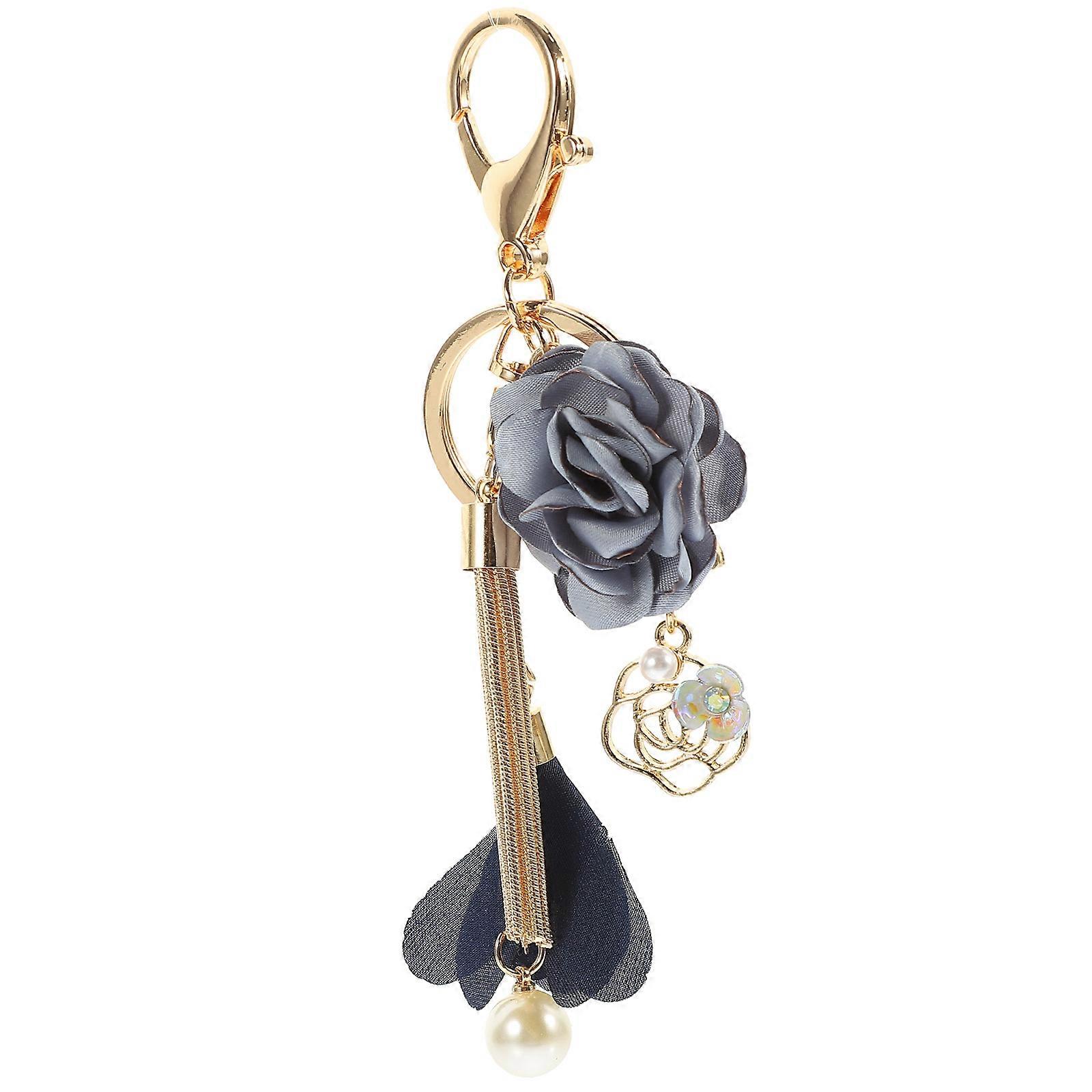 Handbag Pendant Key Chain Decoration Bag Hanging Car Key Indoor Use Cloth 1Set