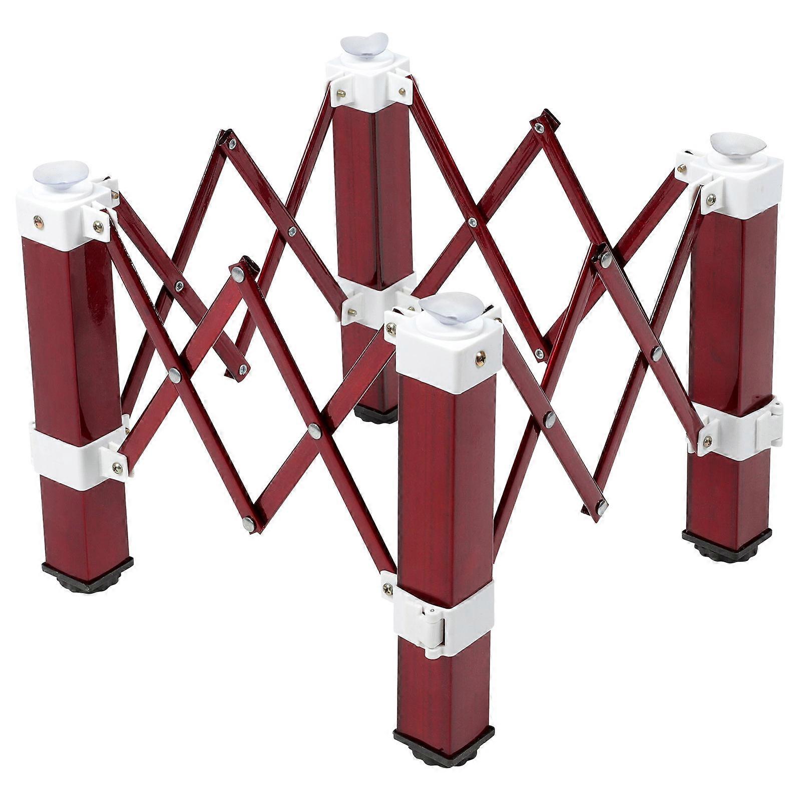 Compact Heavy Duty Table Leg Extender Height Adjustable Metal For Camping 1Set