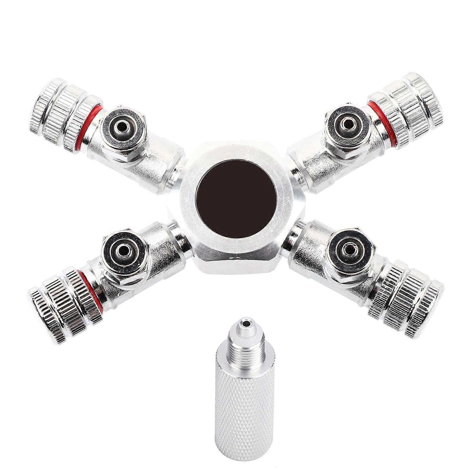 Multi Ways Distributor Aquarium Regulator CO2 Splitter Valve Fish Tank(4 Ways)