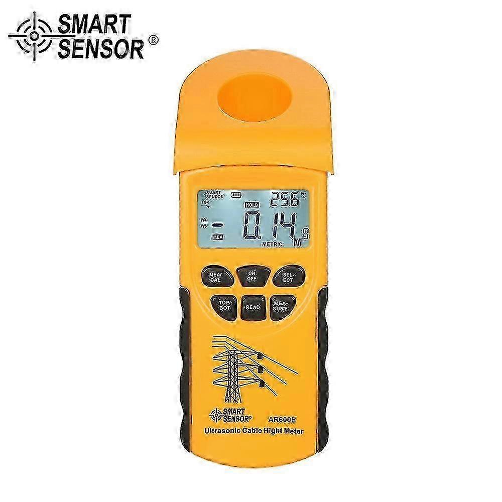 Professional Digital LCD Ultrasonic Cable Height Meter Handheld Tester for Measuring Overhead Cable Heights 3-23m