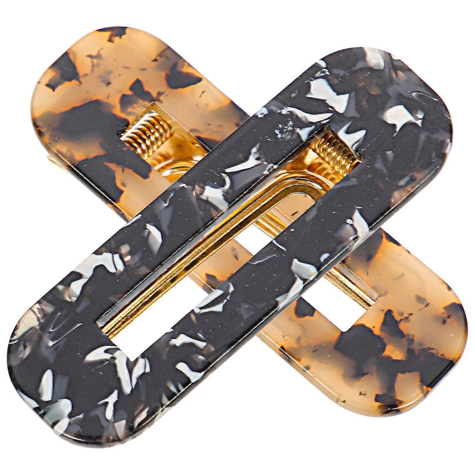 2pcs Stylish Duck Billed Hair Clips for Women – Durable, Smooth Finish Suitable for All Hair Types