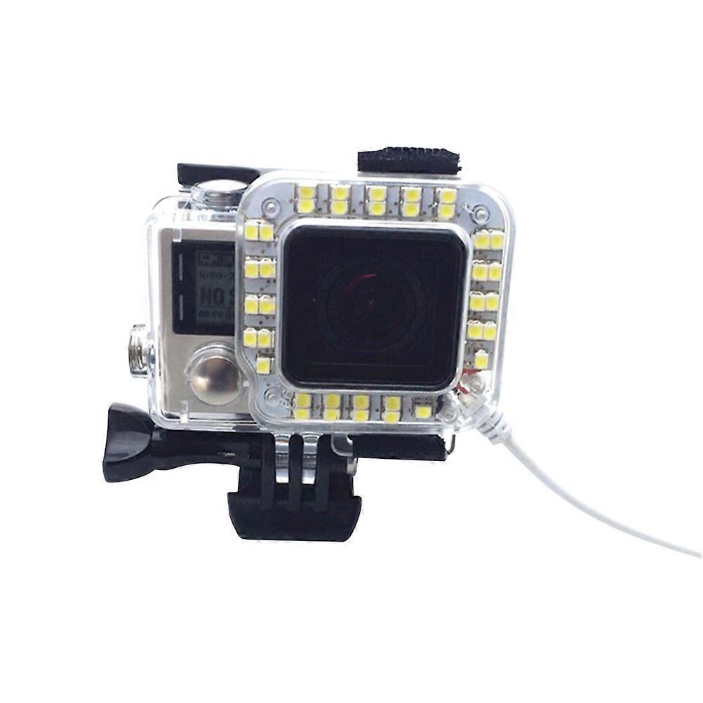 Lampka nocna LED Lampki pierścieniowe ze stojakiem do fotografii Hero3 + Hero4 Wysoka jasność Oszczędność energii 1 zestaw