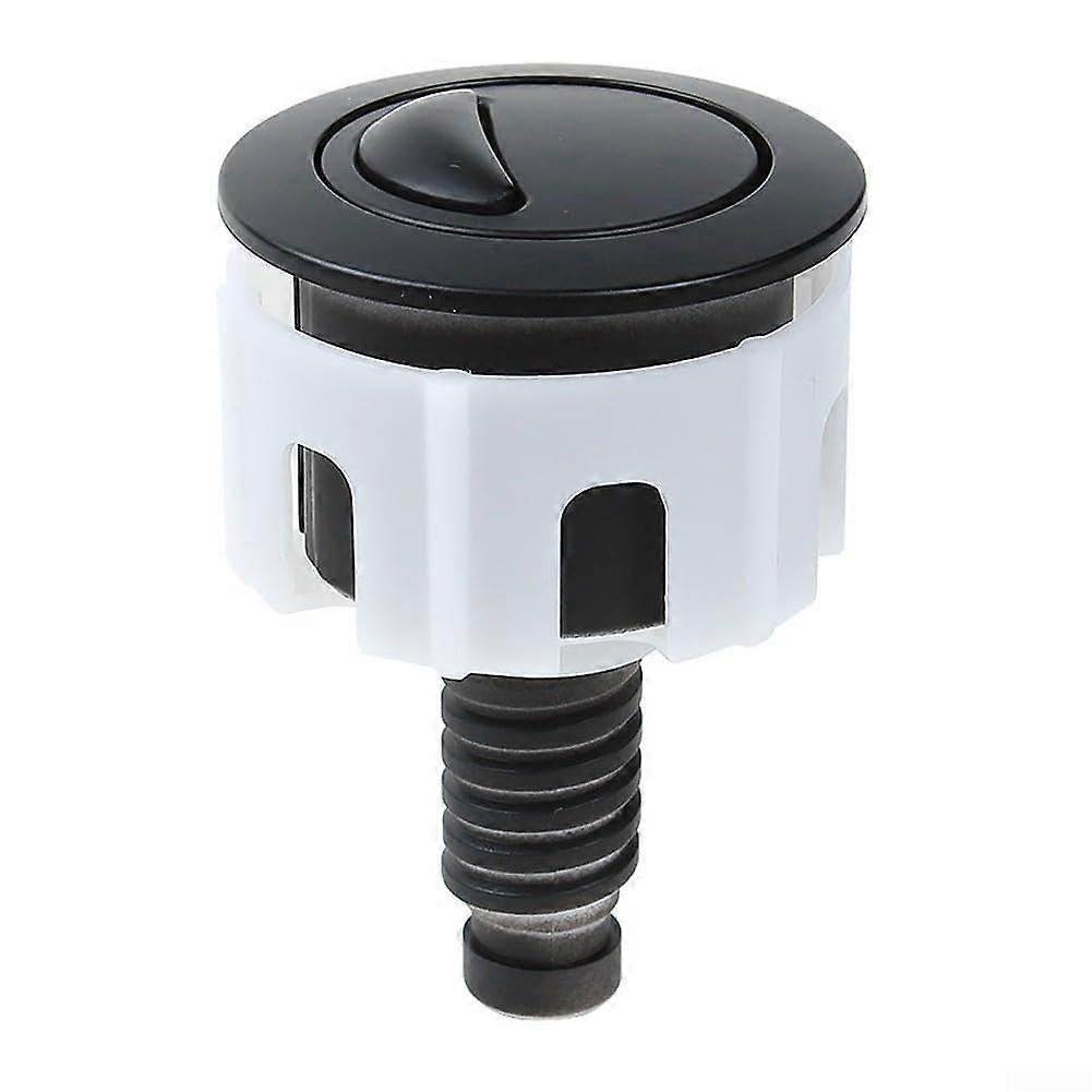 Resourceefficient toilet flush button for easy manual installation on flush cistern tanks