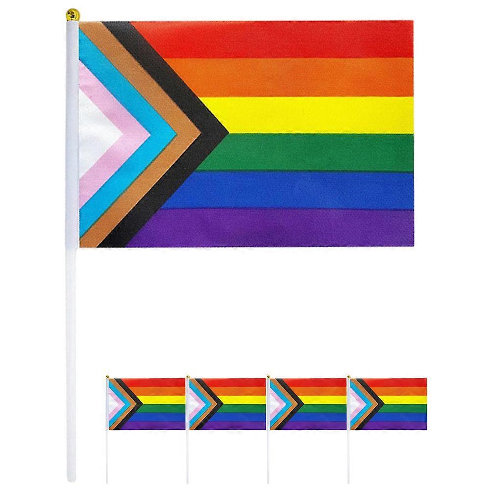 Here's a polished and engaging product description for your **5pcs Handheld Flags**:

 

🌈 **5pcs Handheld Flags – & Diversity with Vibrant Decor!**