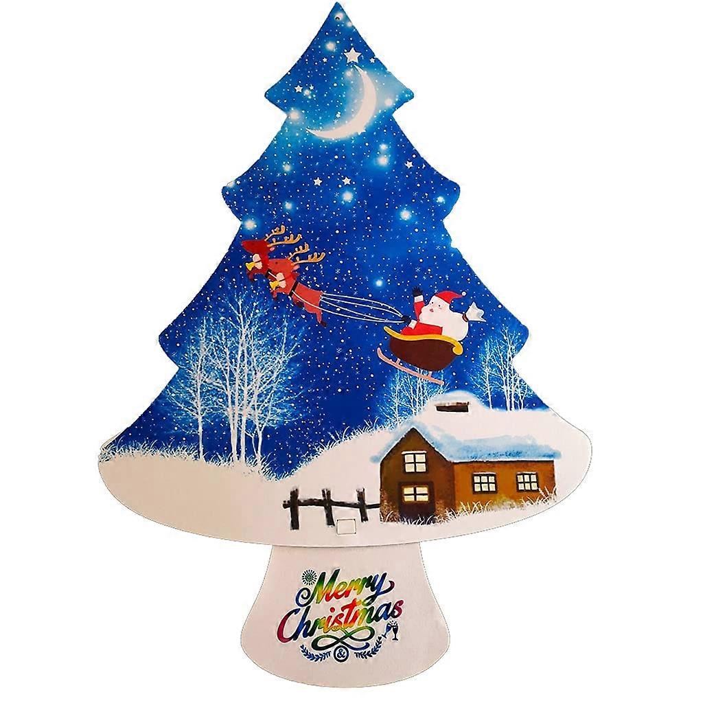 3D Printed Christmas Tree Desktop Ornament for Creative Sculpture