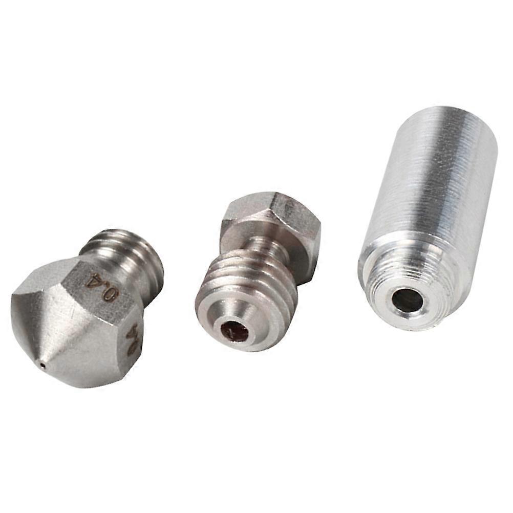 Heat Nozzle Set 3D Printer Nozzle Printer Accessories 3D Printing Projects 1.83x0.78x0.78 Inch 1Set