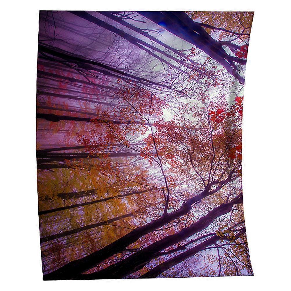 Hanging Tapestry Purple Rectangle Nordic Style Living Room Accessory Bath Towel 203x150cm 1Pcs