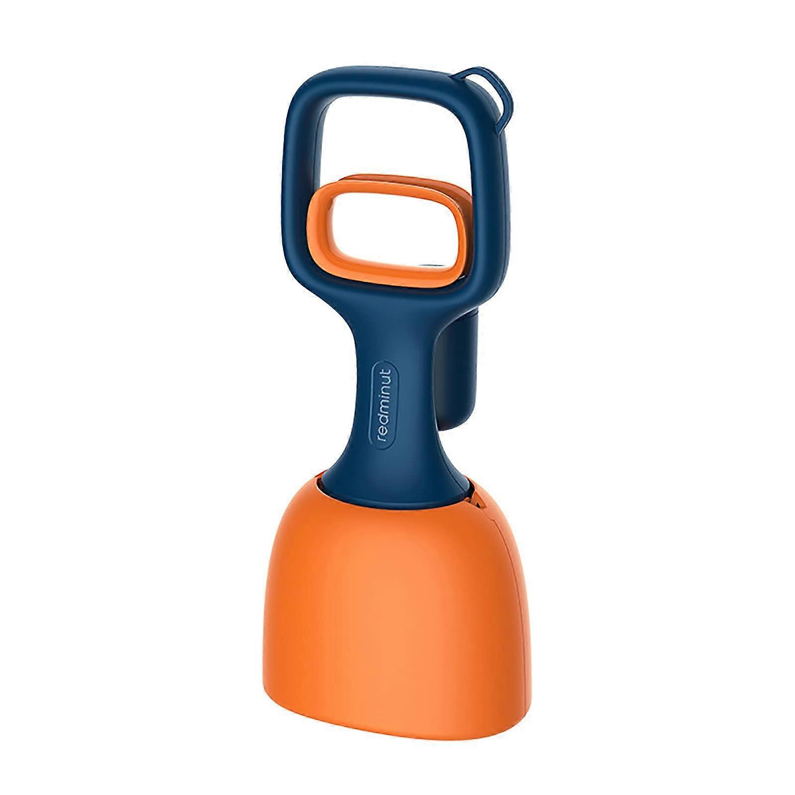 Portable Pooper Scoop for Dogs and Cats with Trash Bag Organizer, Blue/Orange, Lightweight Design, Easy to Use