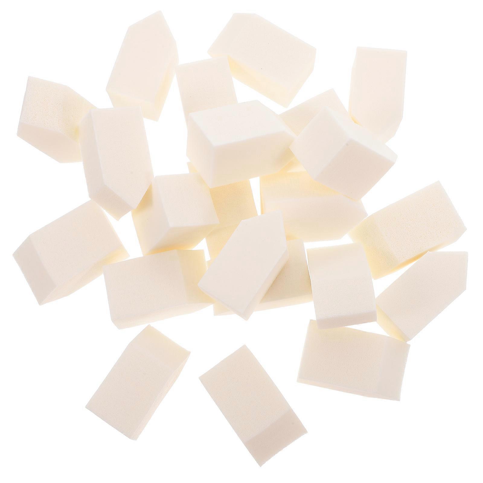 50pcs Disposable Latex Powder for Gentle Makeup Application – Easy to Carry, Ideal for Cosmetic Use