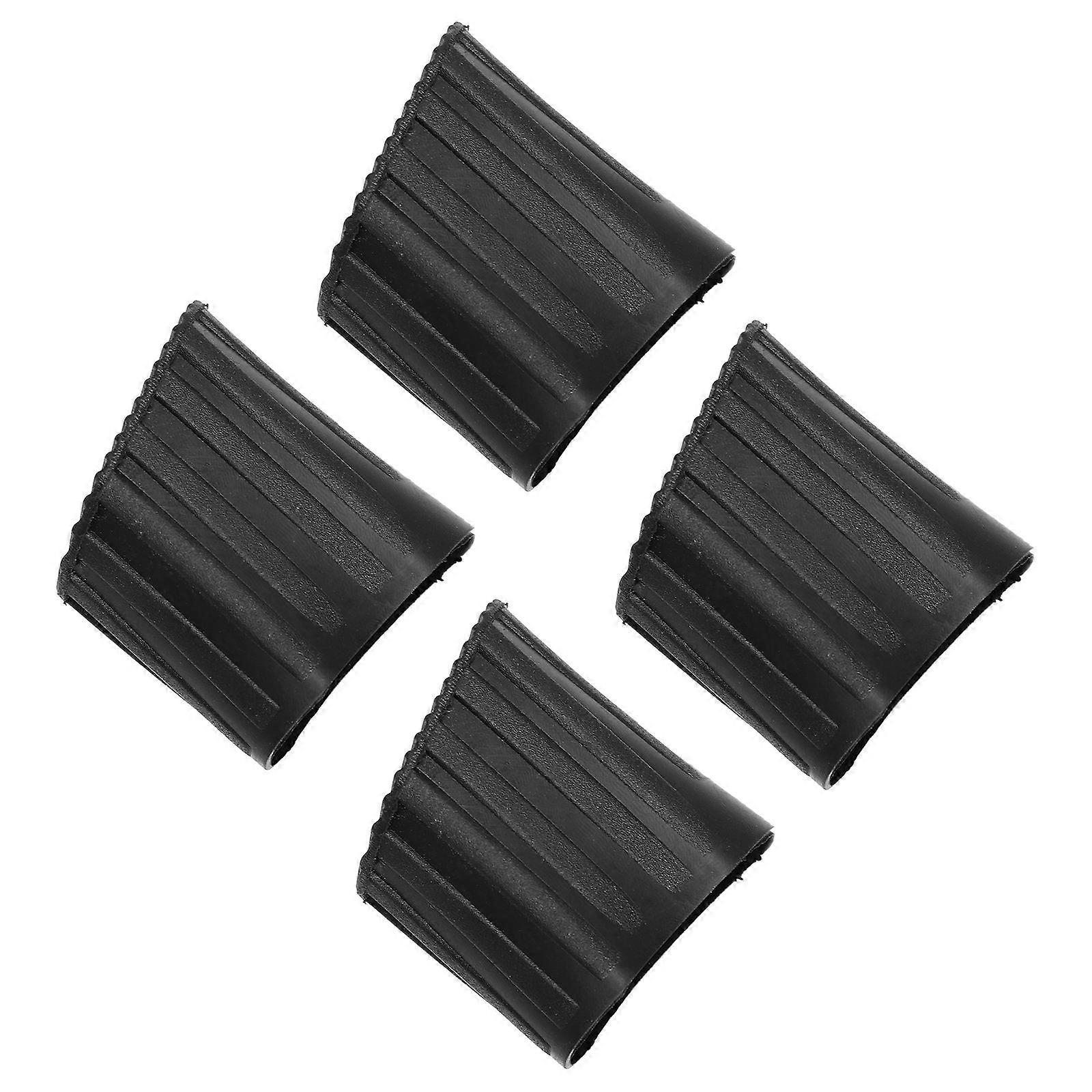 Ladder Feet Replacement D Shaped Rubber Feet For Ladders Practical In Use General Users 4Pcs
