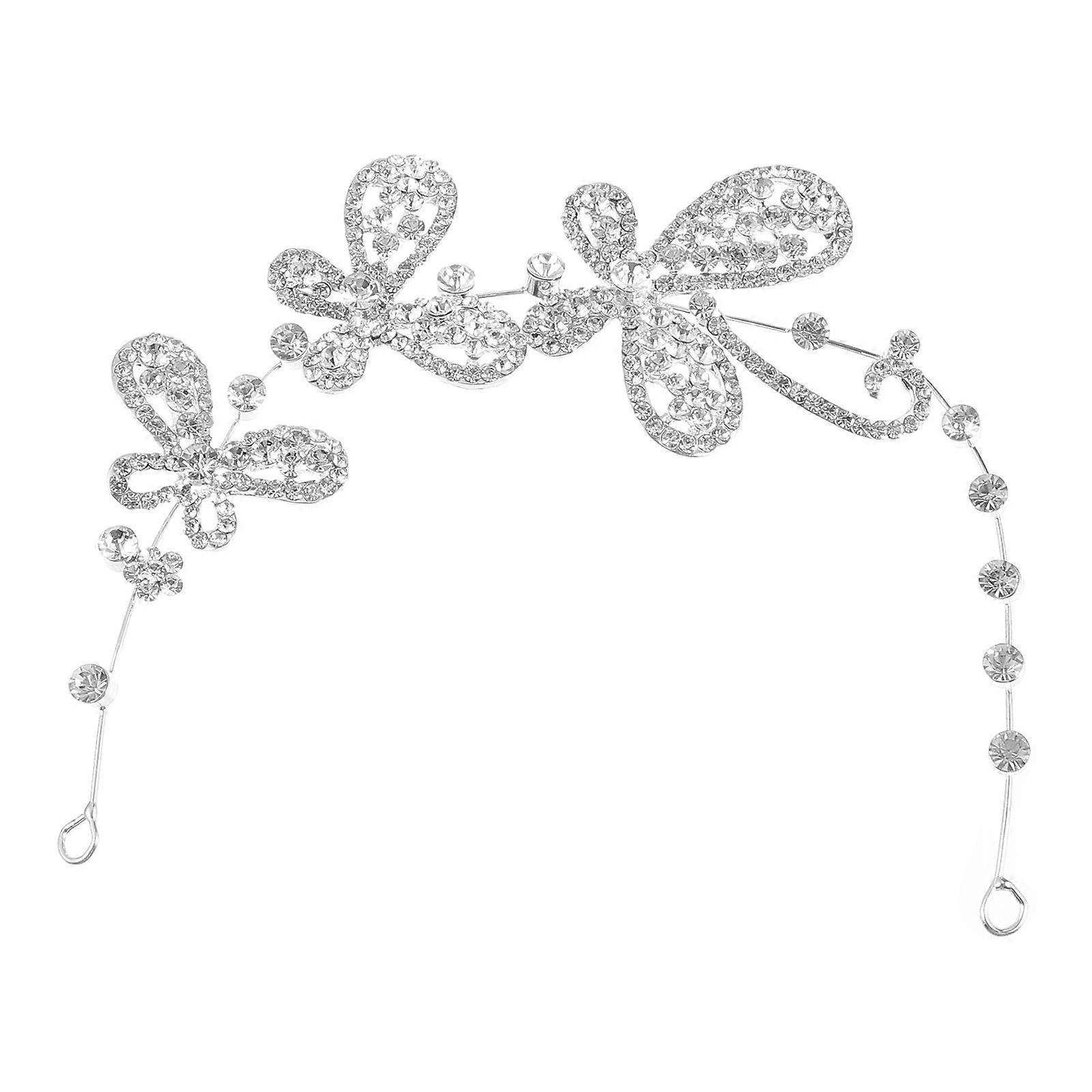 بريق عقال حجر الراين اكسسوارات الشعر للنساء حزب 1 قطعة