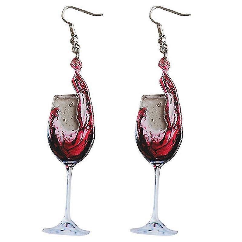 2025 1 paire crochet boucles d’oreilles acrylique drôle mignon personnalité cadeau solide simulation bière chope boucles d’oreilles f