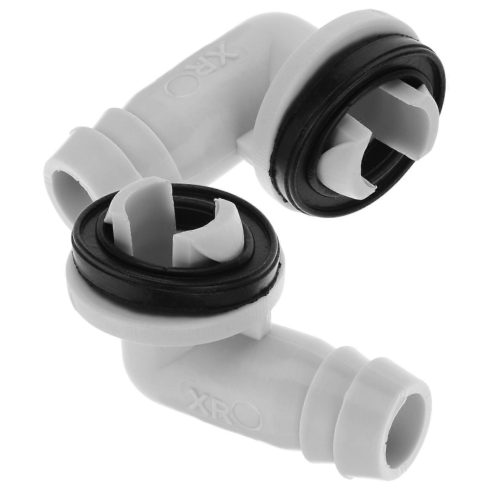It looks like you're referring to a product listing for **air conditioner drain hose fittings or elbow connectors**. These are commonly used to help