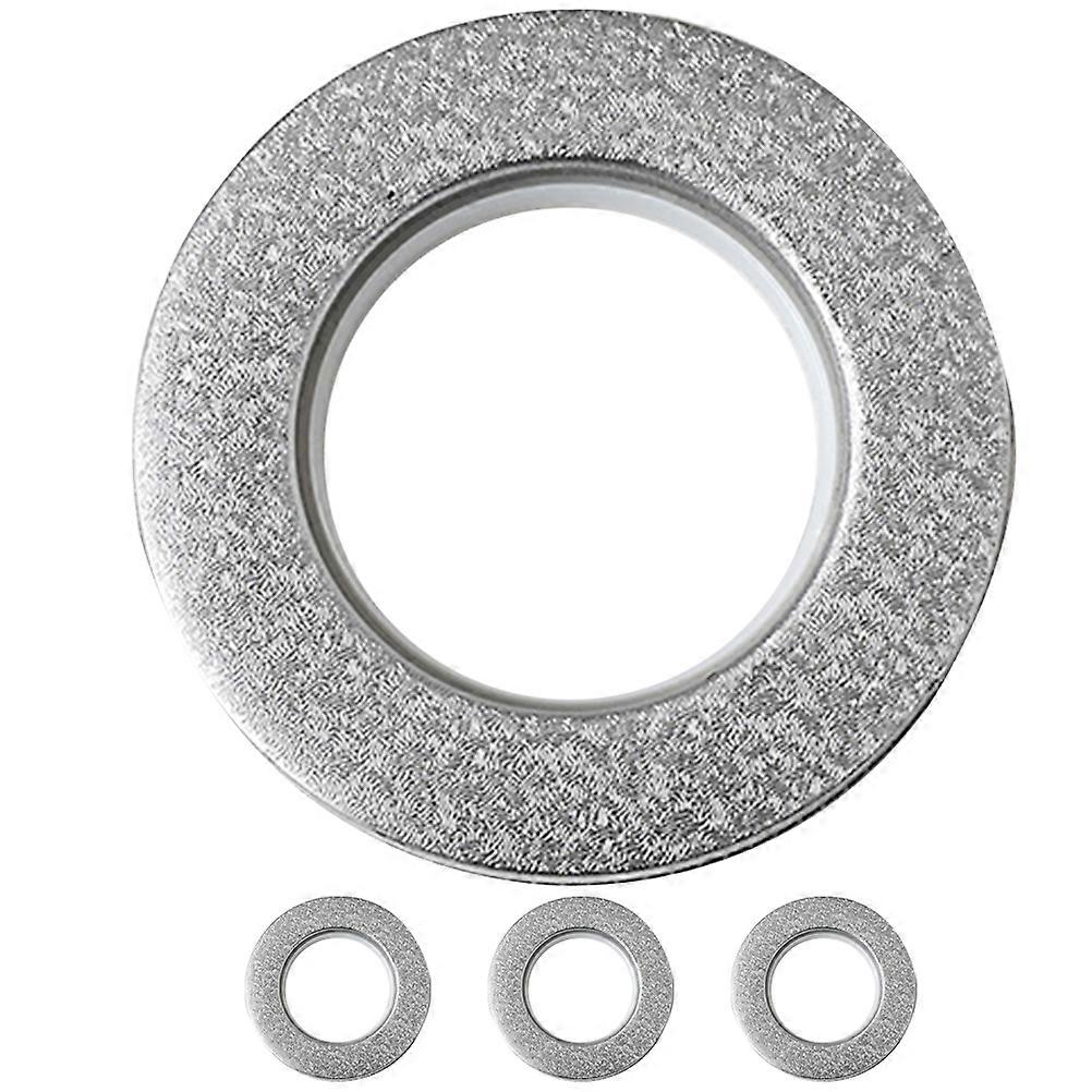 4pcs Curtain Grommet Curtain Buttonhole Curtain Sliding Ring Curtain Rings
