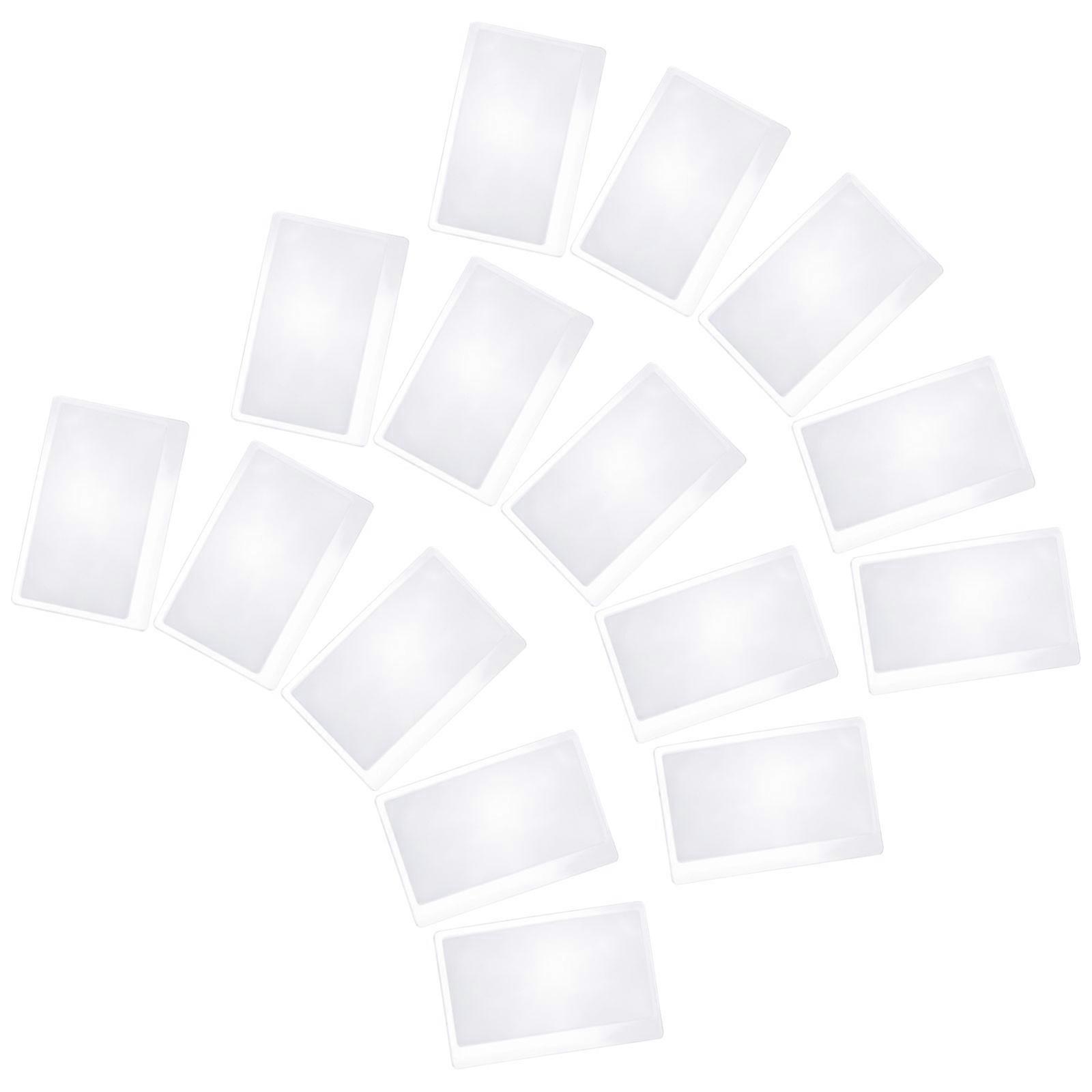 Magnifying Lens Sheets For Home Use Travel Outdoor Emergency 3X Magnification PVC Material 20Pcs