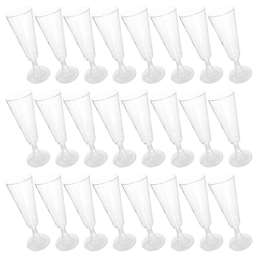 Transparent Plastic Cocktail Goblets for Party Unbreakable Drinking Cups with 150ml Capacity