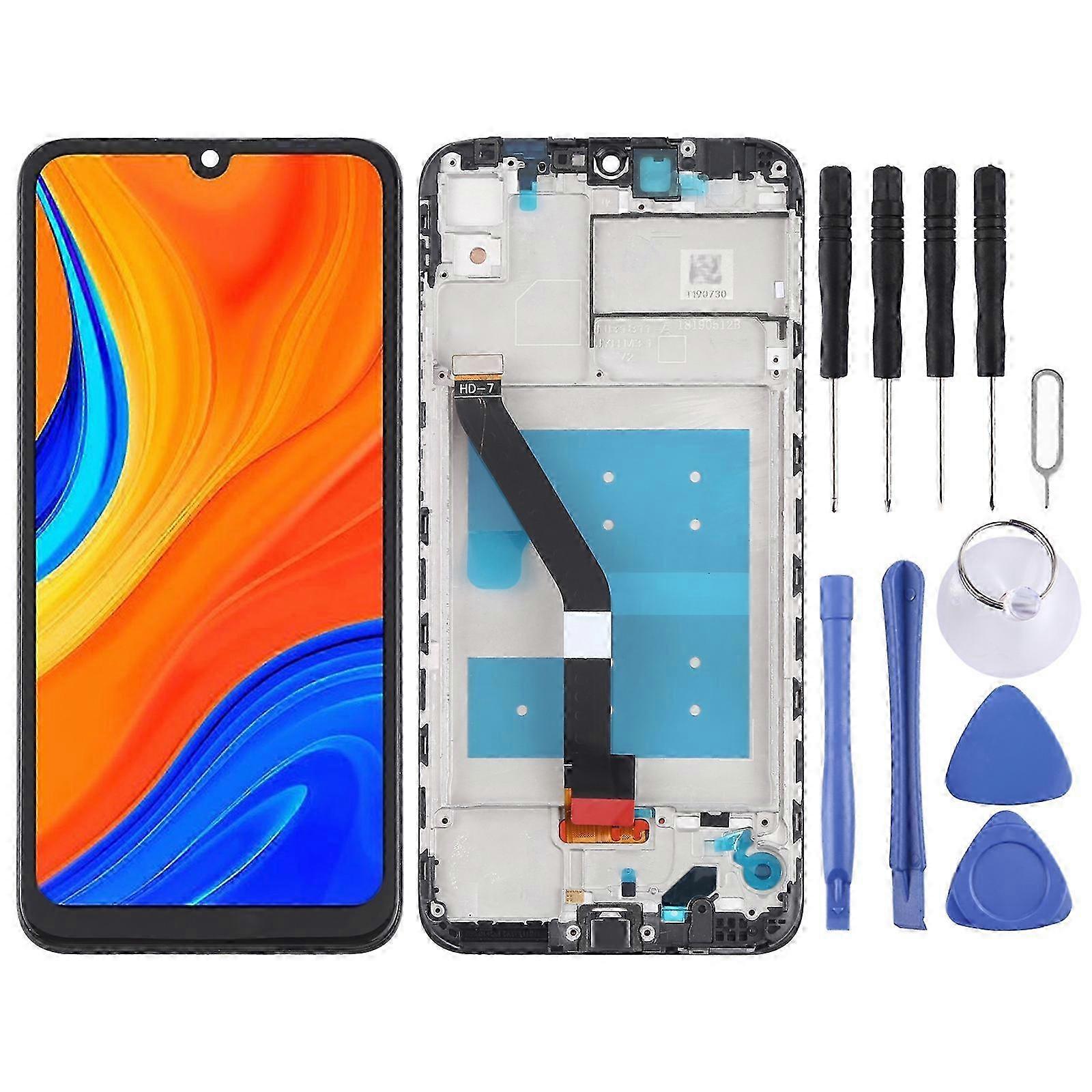 OEM LCD Screen for Huawei Y6s Digitizer Full Assembly With Frame(2019)(Black) 2025