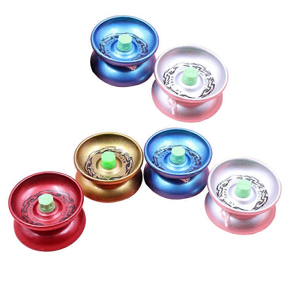 Alloy Yoyo Toys for Kids Playing with Assorted Color and Premium Quality 6pcs