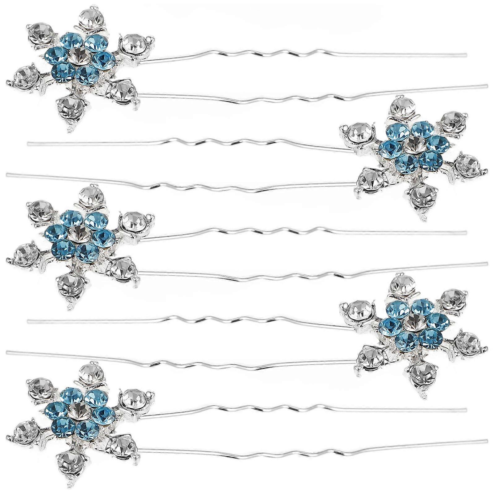 Here's a refined and appealing product description for your **12pcs Snowflake Design Hair Accessories**:
❄️ **12pcs Snowflake Design Hair