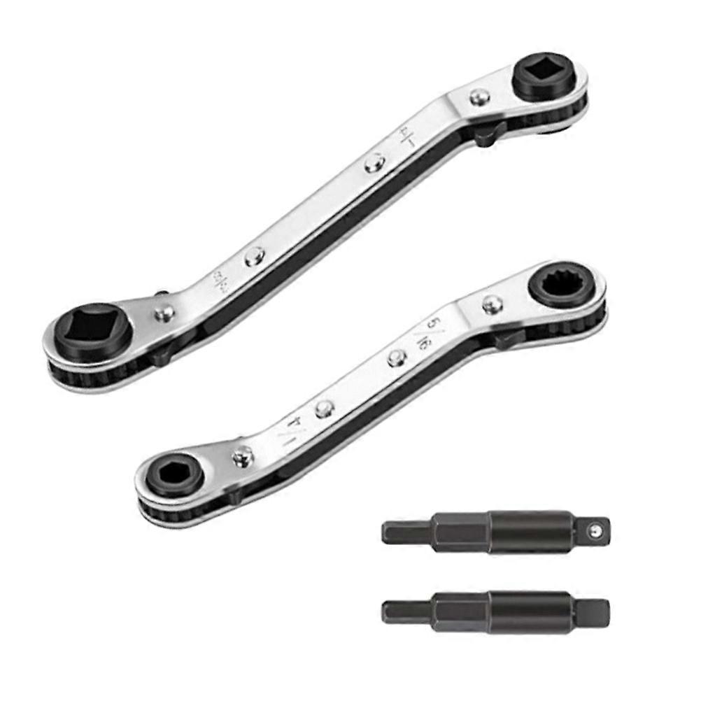 Compact Professional Ratchet Spanner for Refrigeration – Efficient Design for Tight Spaces